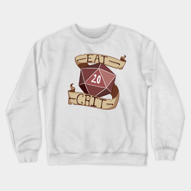 Eat Crit Crewneck Sweatshirt by MatteBat